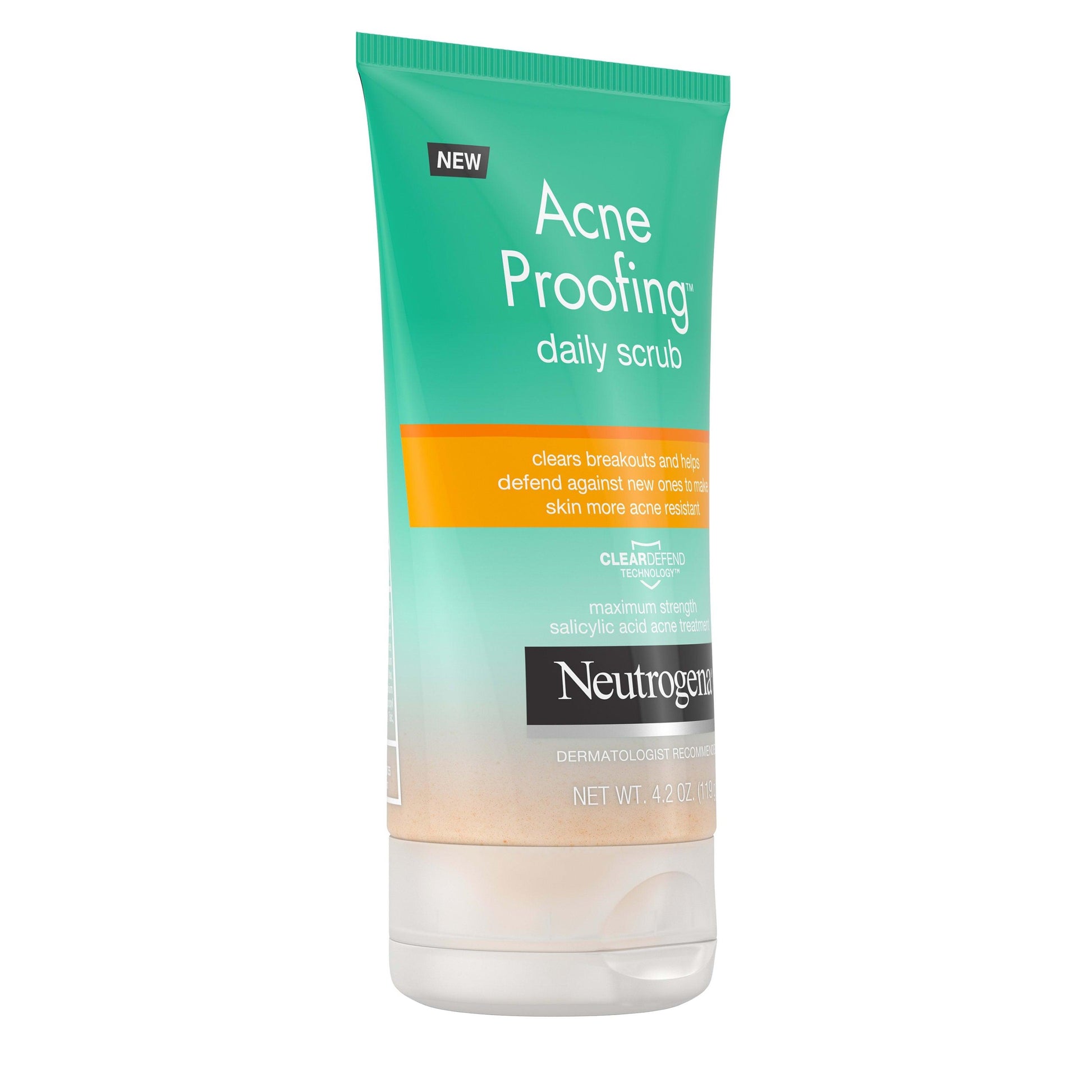 Neutrogena Acne Proofing Exfoliating Facial Scrub, 4.2 oz - asyouwish.store