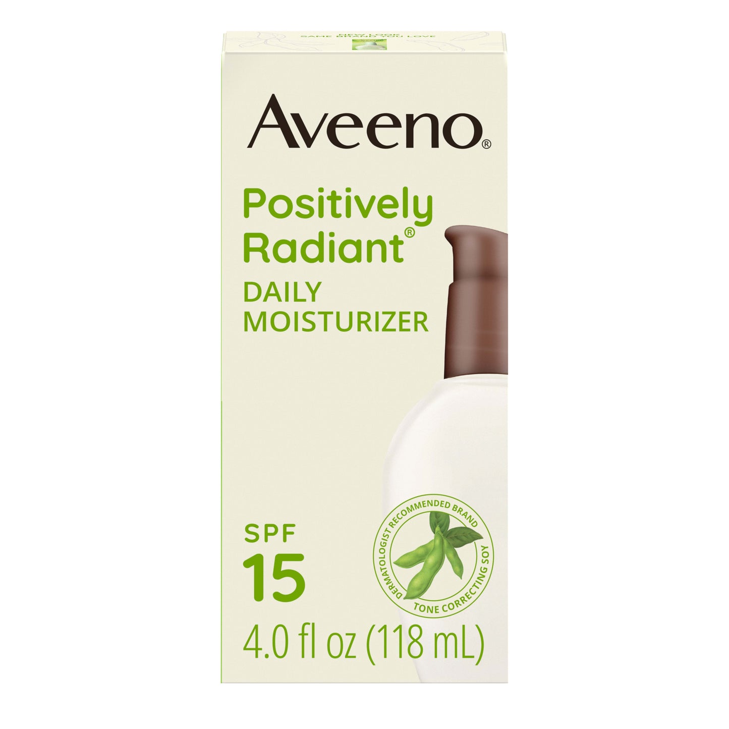 Aveeno Positively Radiant Daily Face Moisturizer with SPF 15, 4 oz