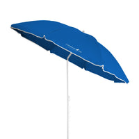 Caribbean Joe 6’ Beach Umbrella with UV Protection and Matching Case