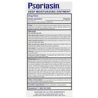 Psoriasin Deep Moisturizing Ointment - 2% Coal Tar - Stops Psoriasis Itching, Scaling, Redness - 4.2 oz