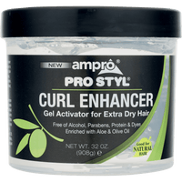 Ampro Pro Styl Curl Enhancer Gel Activator For Extra Dry Hair, 32oz