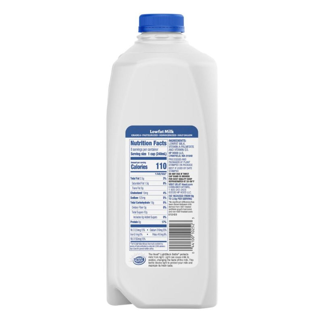 Hood 1% Low Fat Milk - 0.5gal - asyouwish.store