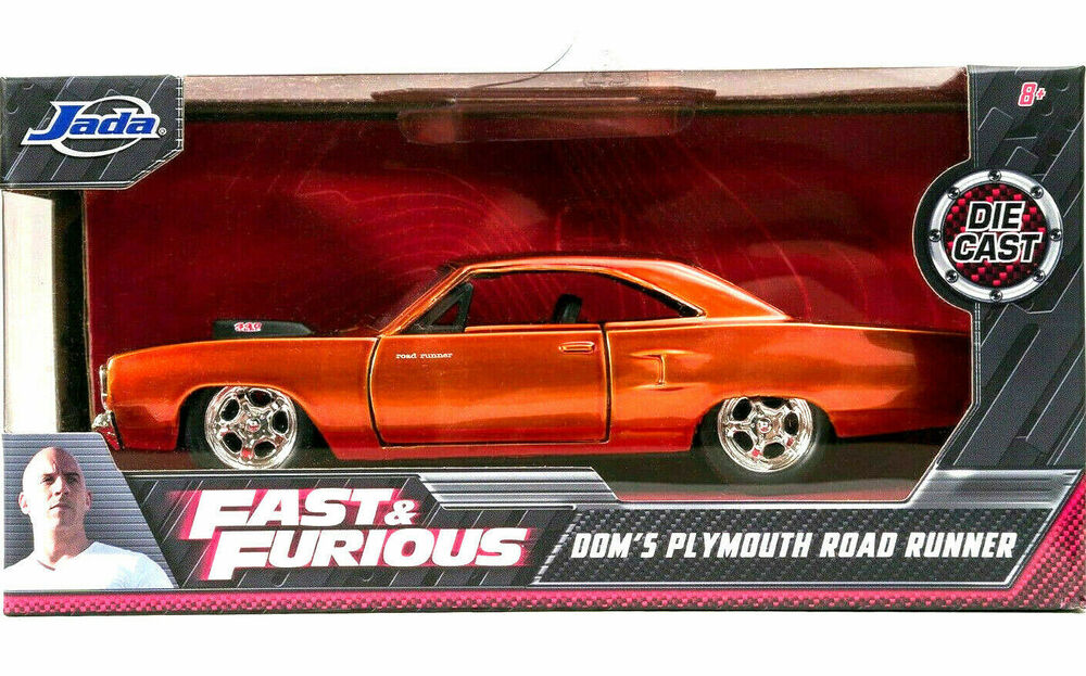 Fast & Furious  Dom’s  Plymouth Road Runner 1:32 Diecast Model Car By Jada